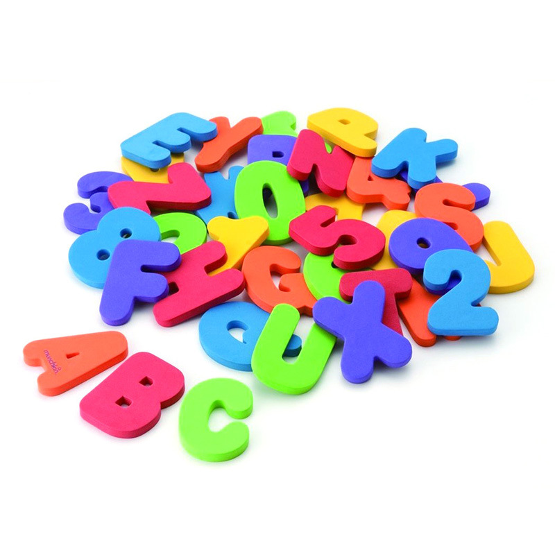 Children's Bath Foam Toys, Educational and Enlightening, Pretend Play, Water Games, Numbers, Letters, Swimming Foam, Water Play
