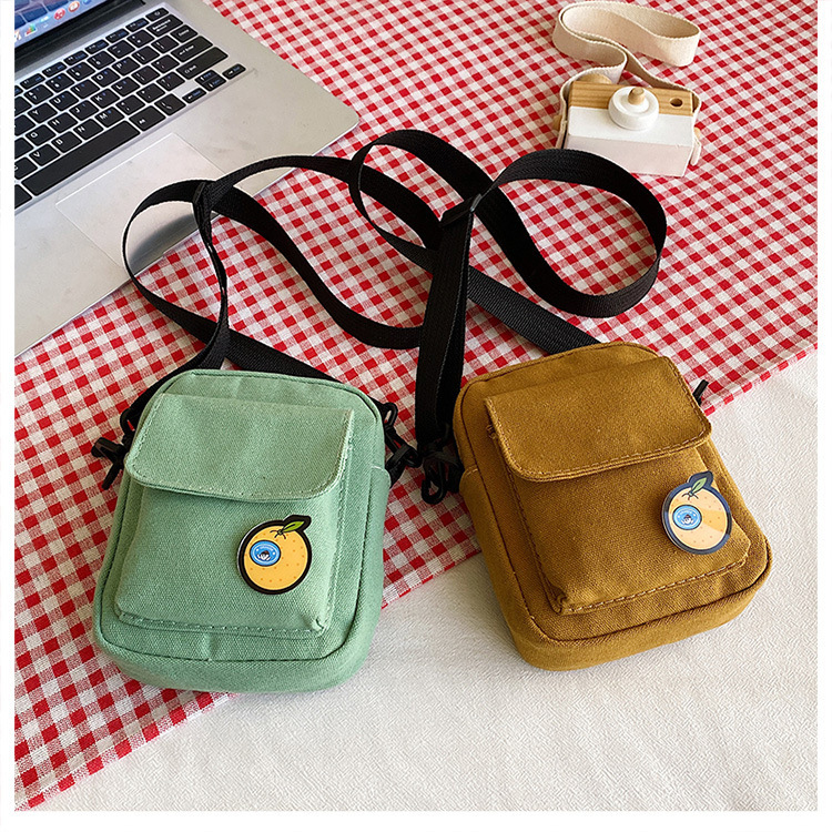 112g Weight Sewing Thread Fashion Element Zipper Closure Type Single Shoulder Strap Strap Type Square Bag Bags Type Casual Occasion Canvas Material Fruit, Solid Color Pattern All Seasons Season Women's Gender Streetwear Style Square Shape Small Size Women's Small Canvas Fruit Solid Color Streetwear Sewing Thread Square Zipper Square Bag 21