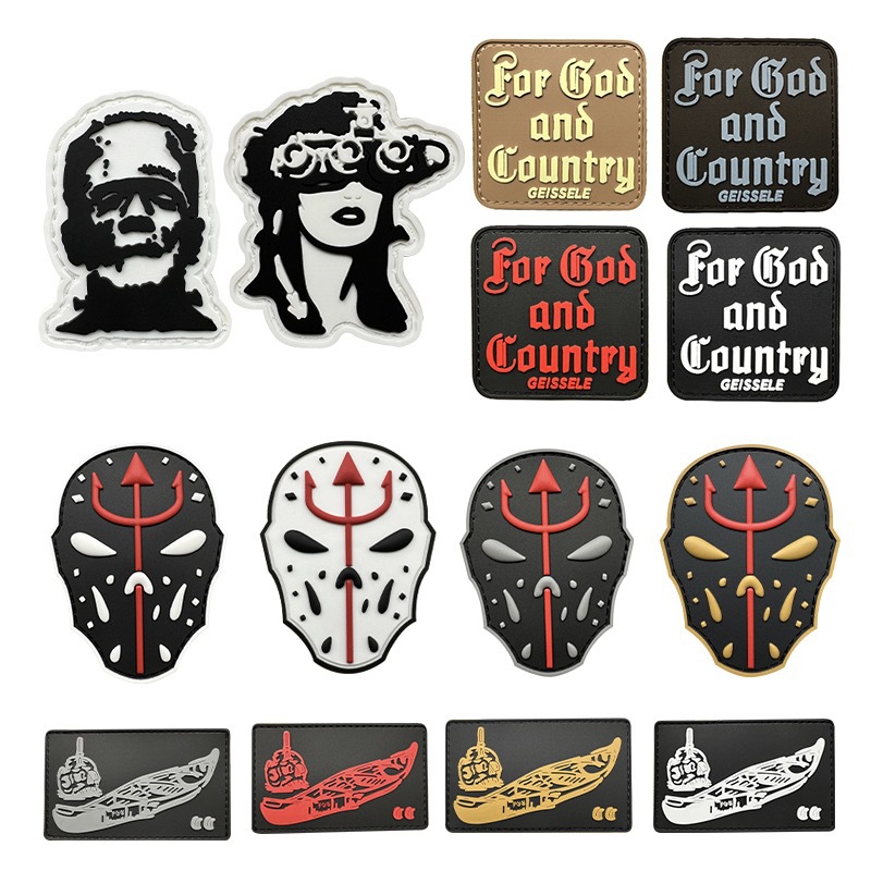 Cross Border Outdoor Jason Morale Seal FOG Canoe forward Armband PVC Rubber Seal For God Backpack Sticker