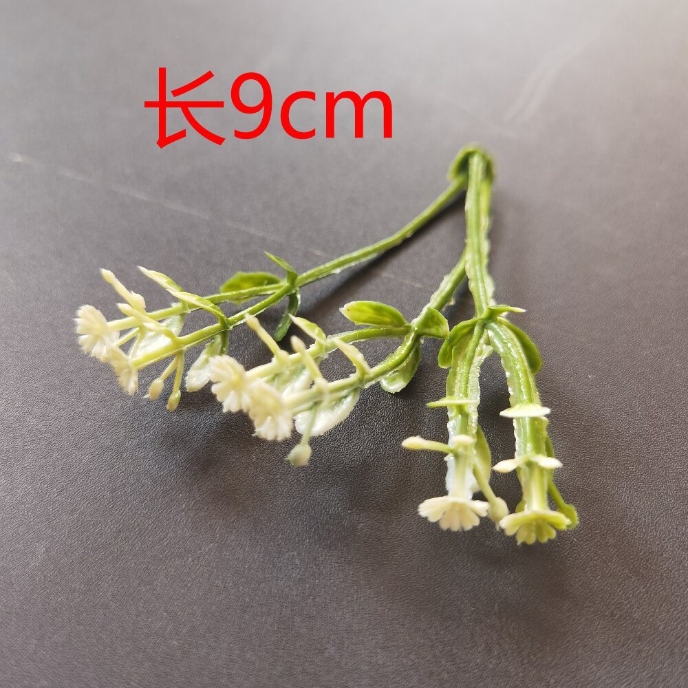 Imitación de hojas verdes hierba de agua hoja persa decoración de flores de boda pared flor de pecho accesorios de muñeca flores diy accesorios hechos a mano