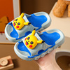 Children's summer slippers for boys, non-slip slide, suitable for teen, family style, internet celebrity