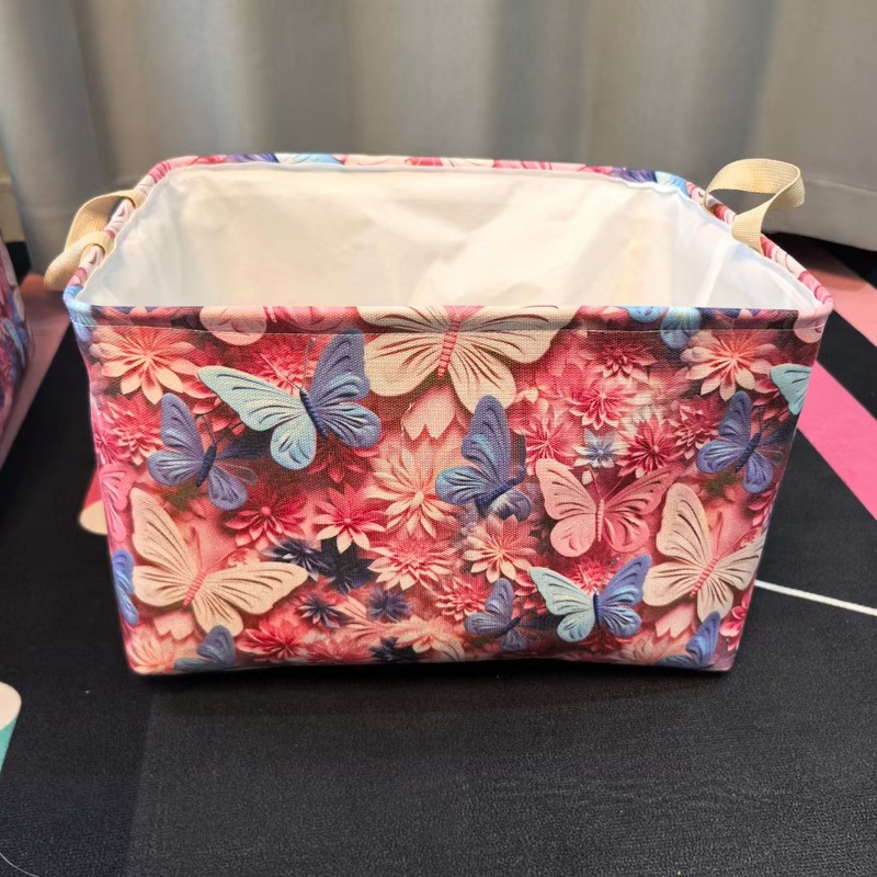 60L (開口部) 春日新作キャンバス収納袋スチールリング付厚手衣類ズボン整理収納ボックス収納物|undefined