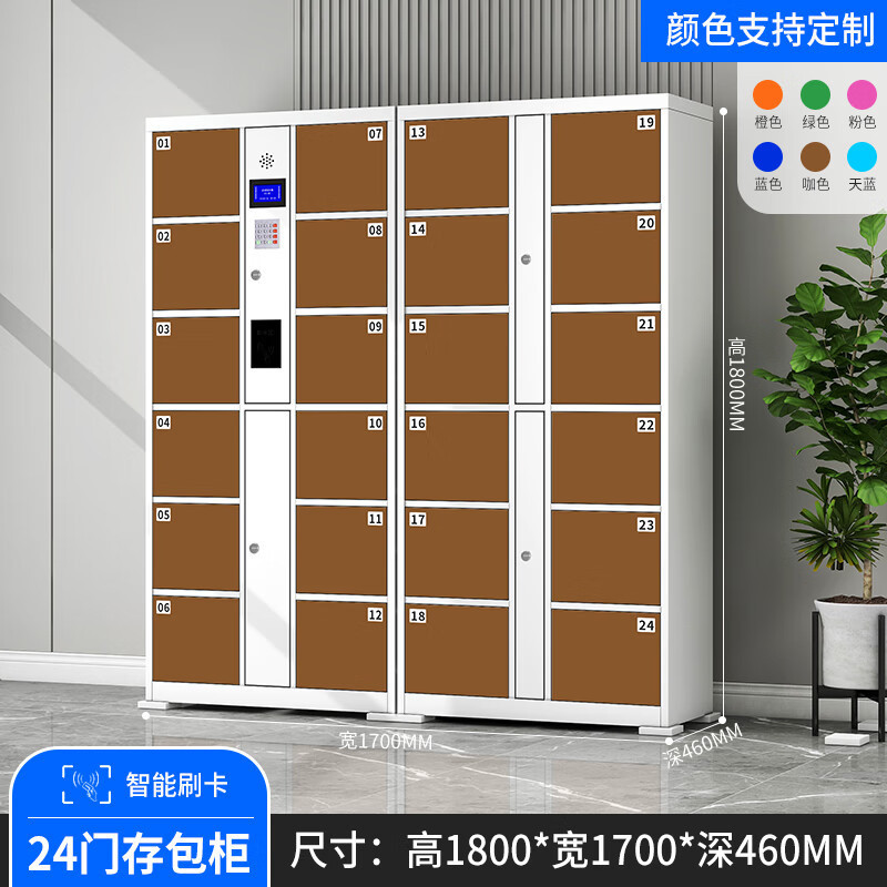 24 doors (smart card swiping)