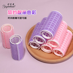 2.5cm Self-Adhesive Double-Layer Curling Rods with Velcro: Stylish Bangs & Volumizing Root Lifters—Nylon Air Puff Rollers