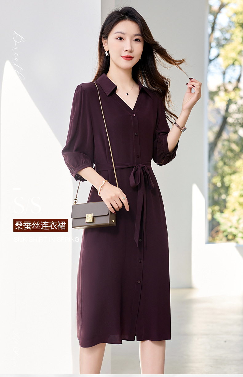 C7293 3650K ÁO SƠ MI NỮ HANTDNG TRUNG NIÊN CỔ CHỮ V THỜI TRANG NỮ LỤA TƠ TẰM G06 SẢN PHẨM MỚI