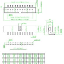 ���� ���� DC3-10/14/16/20/26/40/50/64P���僽�2.54MMţ�ǲ���