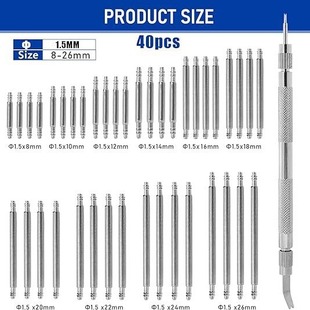 Table repair tool 41pc watch tool suit 40 pieces strap tool 41 in 1 watch strap raw ear watch shaft combination