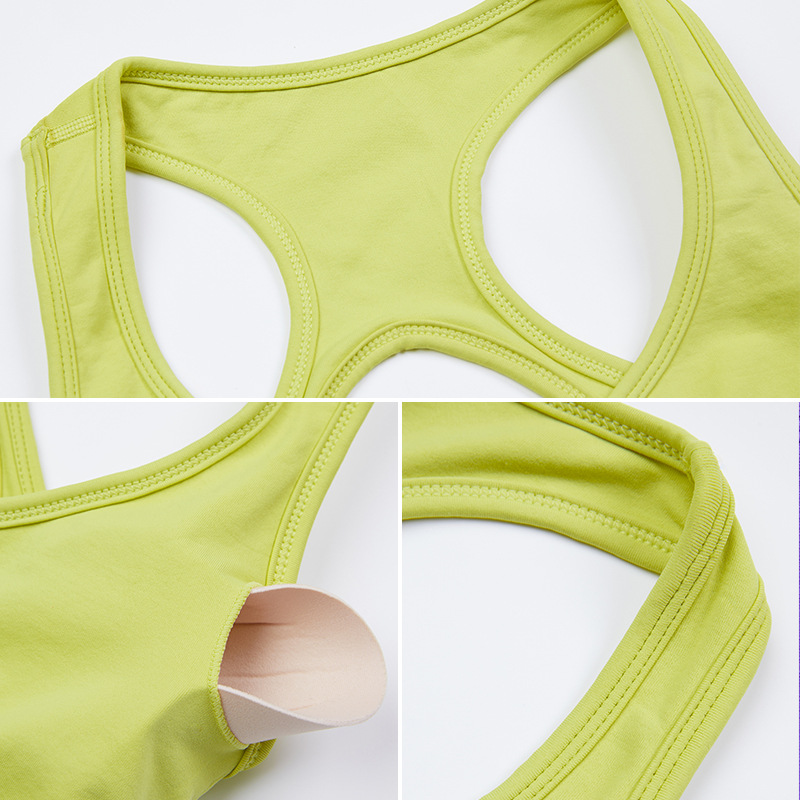 Nuevo cross-border de alta resistencia V-collar ropa interior deportiva chaleco de yoga femenino antichoque poliestireno acústico bra de fitness