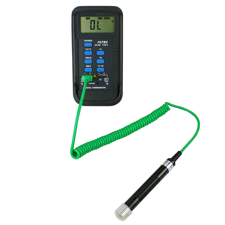 台湾PAT@S温度计DE-306双探头温度计数显温度计
