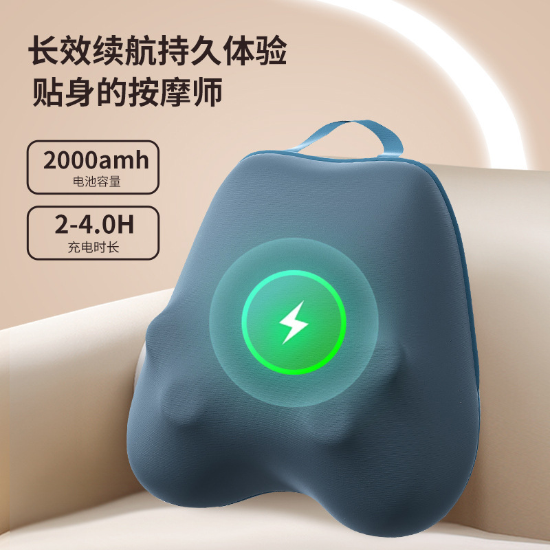 国境を越えた首と腰のマッサージ枕、温湿布、オフィスワークステーションの壁マッサージ枕、腰、背中、頸椎全自動マッサージャー|undefined