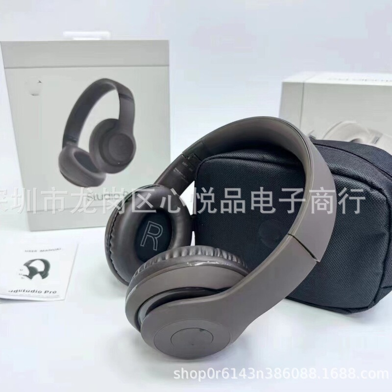 国境を越えた新型studio pro録音師4世代ヘッドセット無線ノイズ除去bluetoothイヤホン収納バッグ付き|undefined
