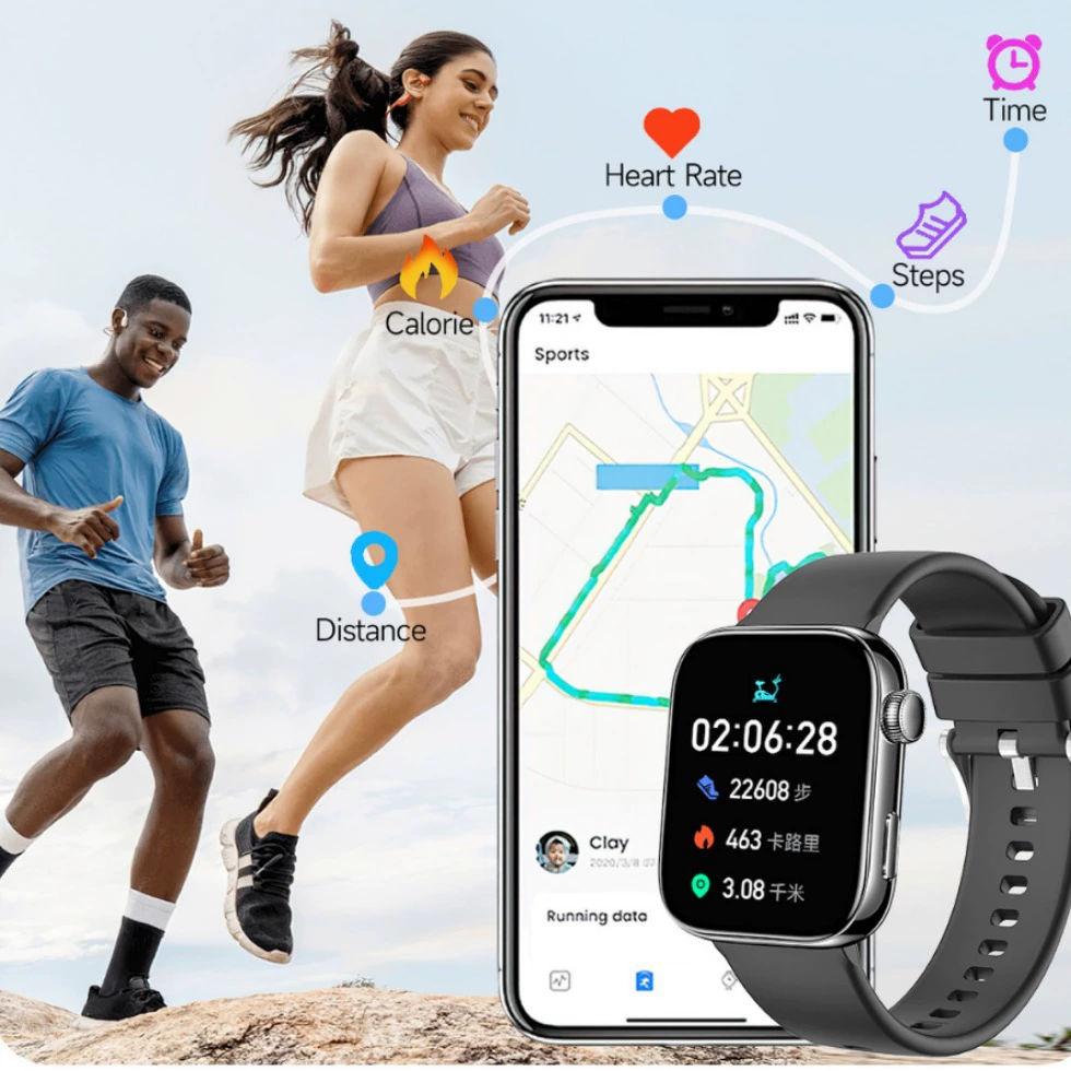 Universal bracelet, smart device, wide screen, tracks heartbeat