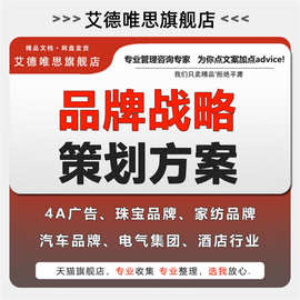 提升PPT战略规划服饰推广传播电气营销4A珠宝品牌家纺方案酒店业