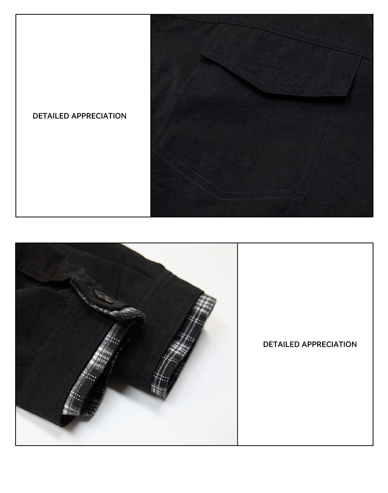 UNF Plaid Layered-Look Oversized Jacket