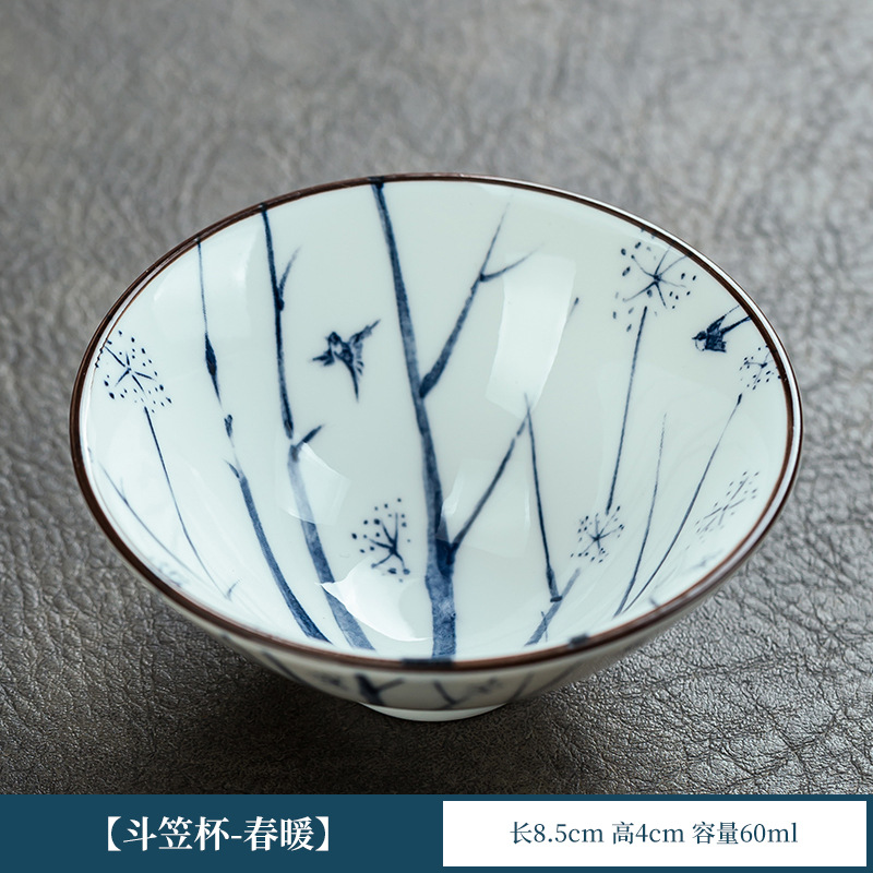 언더 글레이즈 색상-따뜻한 봄-Douli 컵-안전 복장