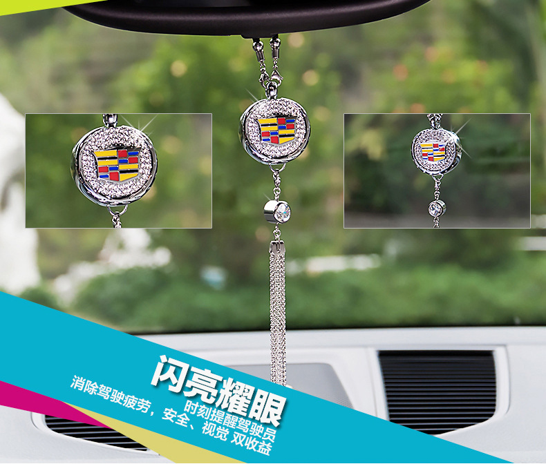 Specially Designed for Foreign Trade, Toyota Car Perfume Pendant with Long-Lasting Light Fragrance Essential Oil Aroma Diffuser Pendant with Inlaid Decorations
