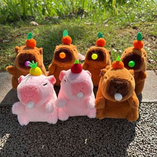 Tiktok Trending Capybara Plush Toy Keychain Ornament Bubble Capybara Pendant