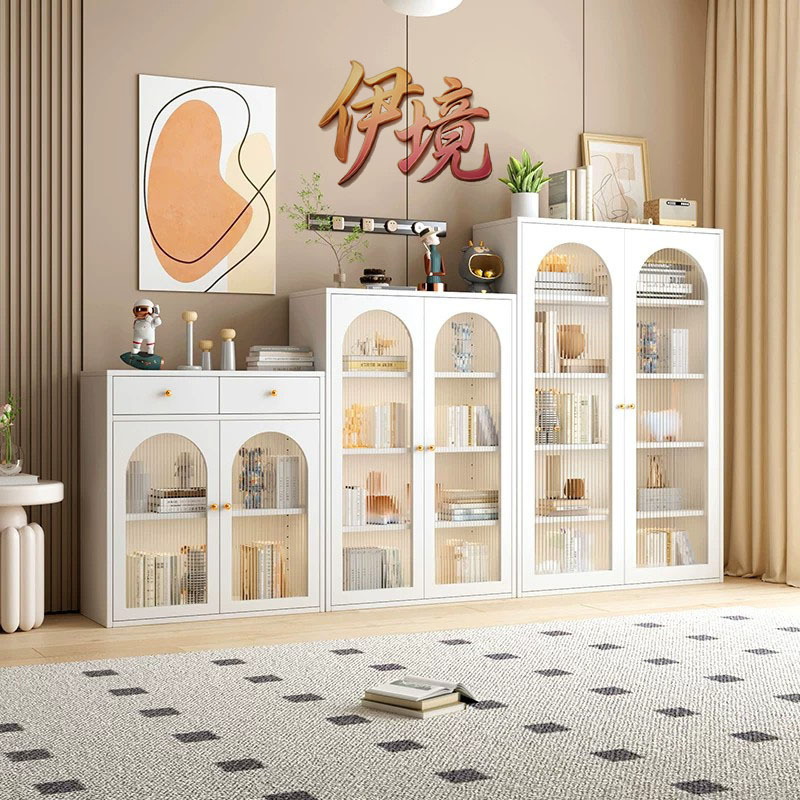Cream-style steel sideboard, integrated kitchen storage cabinet, metal cabinet, living room tea and wine cabinet, rust-proof, wall-mounted for home use Cream-style steel sideboard, integrated kitchen storage cabinet, metal cabinet, living room tea and wine cabinet, rust-proof, wall-mounted for home use