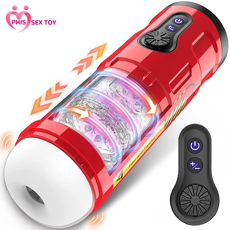 IPHISI Aplicación de velocidad variable continua, telescópica completamente automática, taza de avión giratorio, ejercicio de pene, sexo oral, masturbación, juguetes sexuales