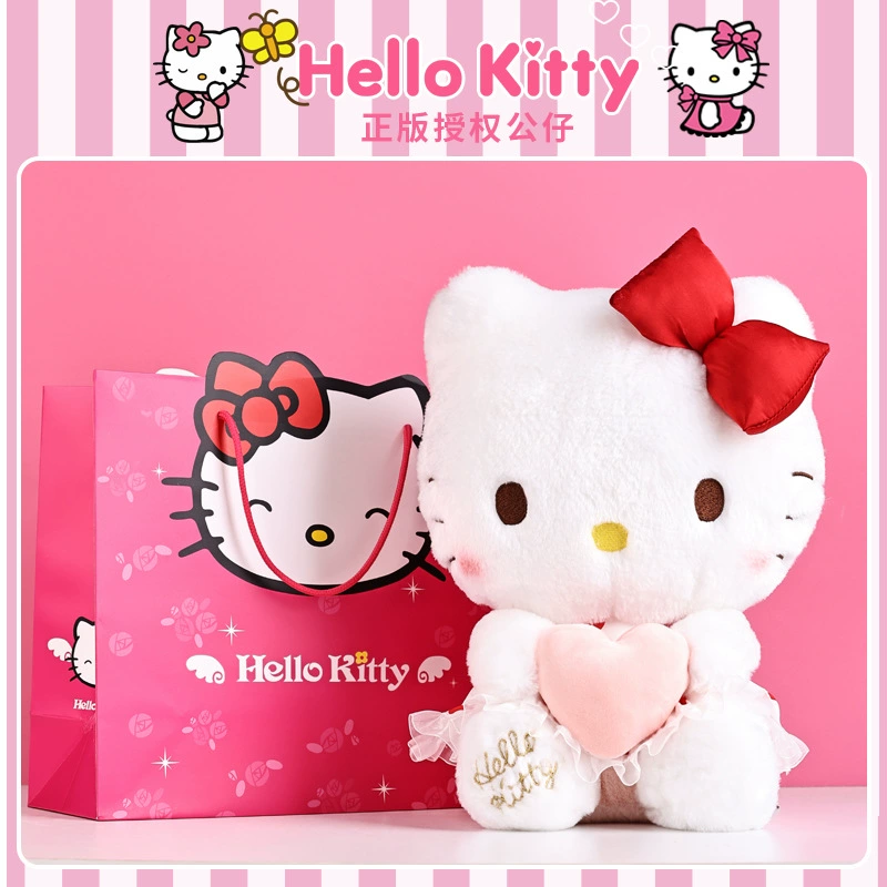 Плюшевая игрушка (Hello Kitty) 10–30 см, лицензированная коллекционная кукла, варианты подарочных пакетов
