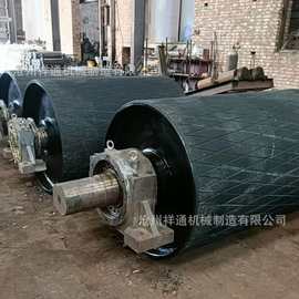 煤矿驱动滚筒 改向传动滚筒 从动增面滚筒 包胶铸胶滚筒 工厂发货