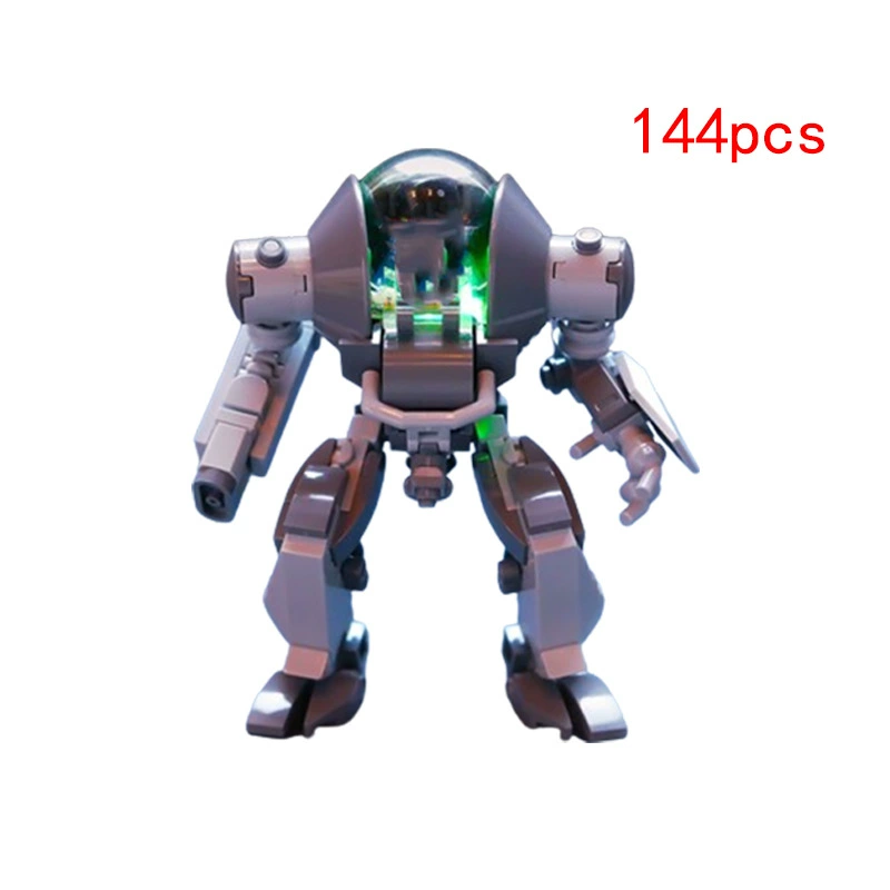 Роботизированная Меха кирпичная модель MOC-91099/MOC-94380 - набор частиц малого размера, 12.5x10x2 см, 0.081 кг, два цвета