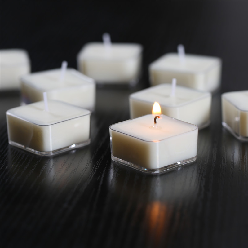 Odorless Atmosphere Soy Candle Low Temperature Small Tea Candle Warm Tea Incense Burner Heating Candlelight Odorless Candle Holder