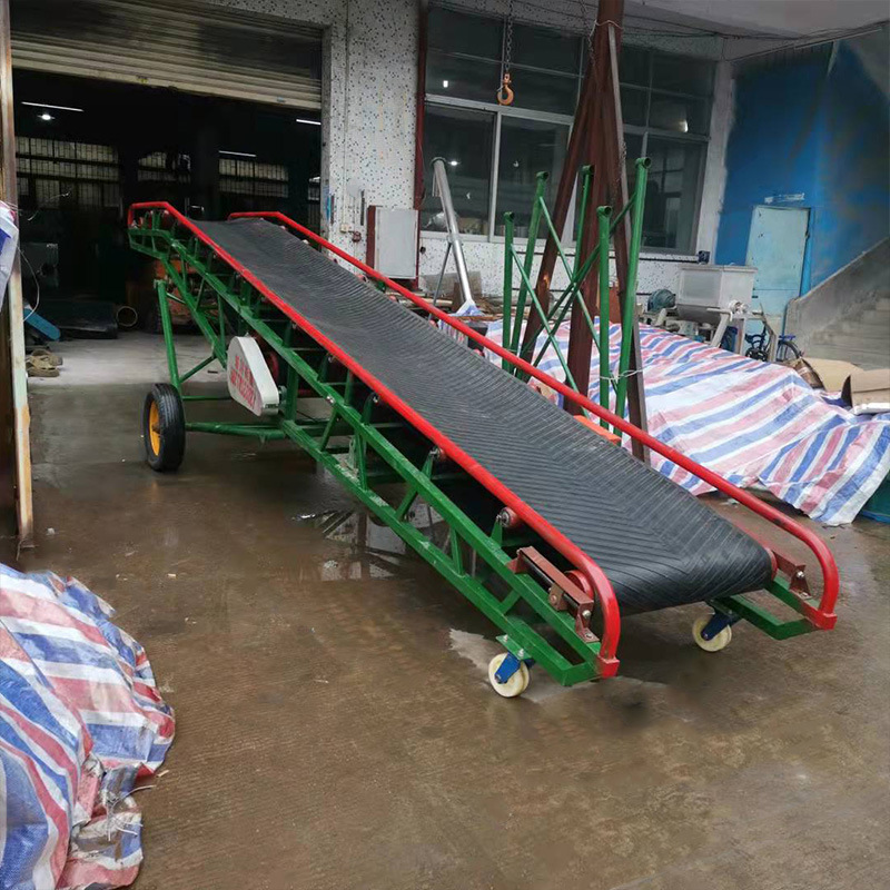 惠州小型自动升降皮带输送机 爬坡分拣输送带 物流装车皮带输送机