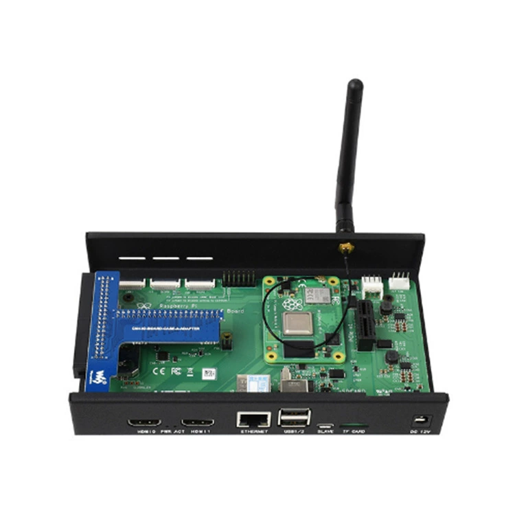 Raspberry Pi Compute Module 4 IO платa специальный металлический матовый корпус с кулером