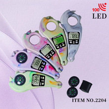 滚珠混彩计数器整百发声提醒点数器统计数字点数LED拨珠计数器