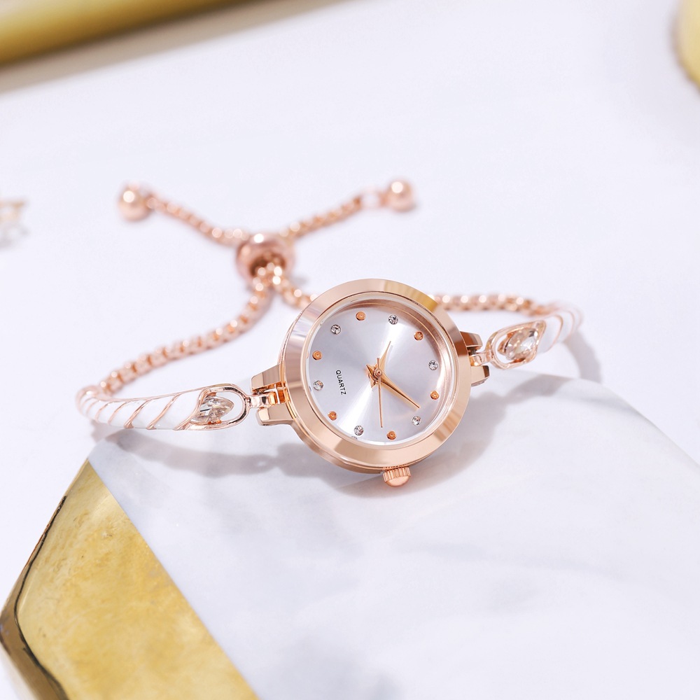 New Rainbow Sugar Colored Bracelet Live Streaming Sales Small dial Temperament Women's Watch_voghion.com