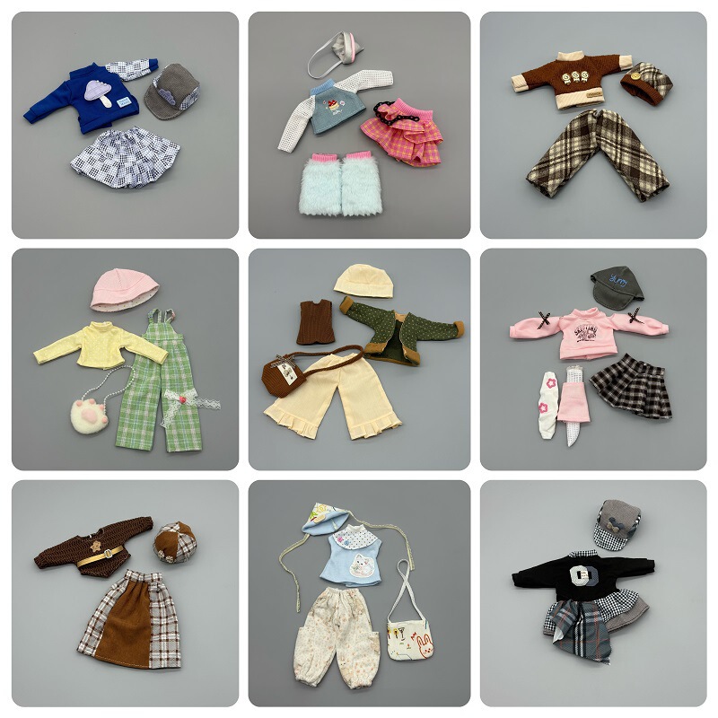 6-Point Bjd Doll Clothes for Akagi Body, Gl Body, Stick Body, 30cm Doll Clothes, Ghost Mom Doll, Lolita Dress-Up Clothes 6-Point Bjd Doll Clothes for Akagi Body, Gl Body, Stick Body, 30cm Doll Clothes, Ghost Mom Doll, Lolita Dress-Up Clothes
