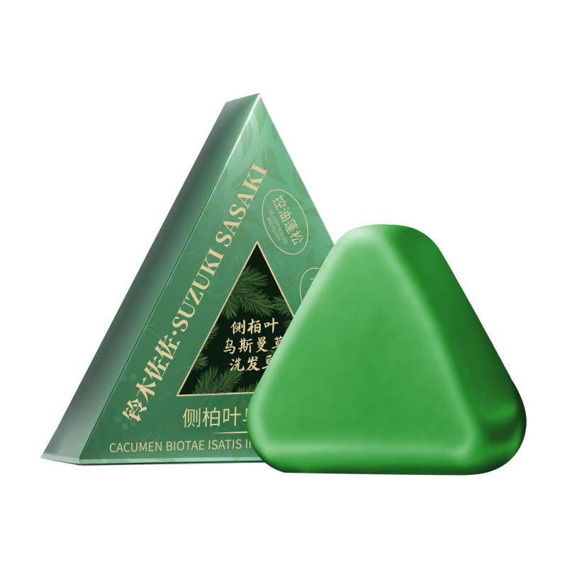 铃木佐佐侧柏叶乌斯曼草洗发皂滋养养发防断发清爽洁净植物蓬松皂|undefined