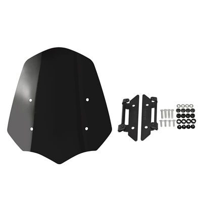 Suitable for Triumph Rocket 3 3R 3GT 20-23 Rocket modified motorcycle front windshield (Motorcycle front windshield) - black