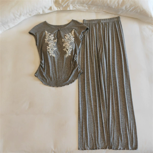 33065.3# light gray (fixed chest pad) short sleeves + long trousers