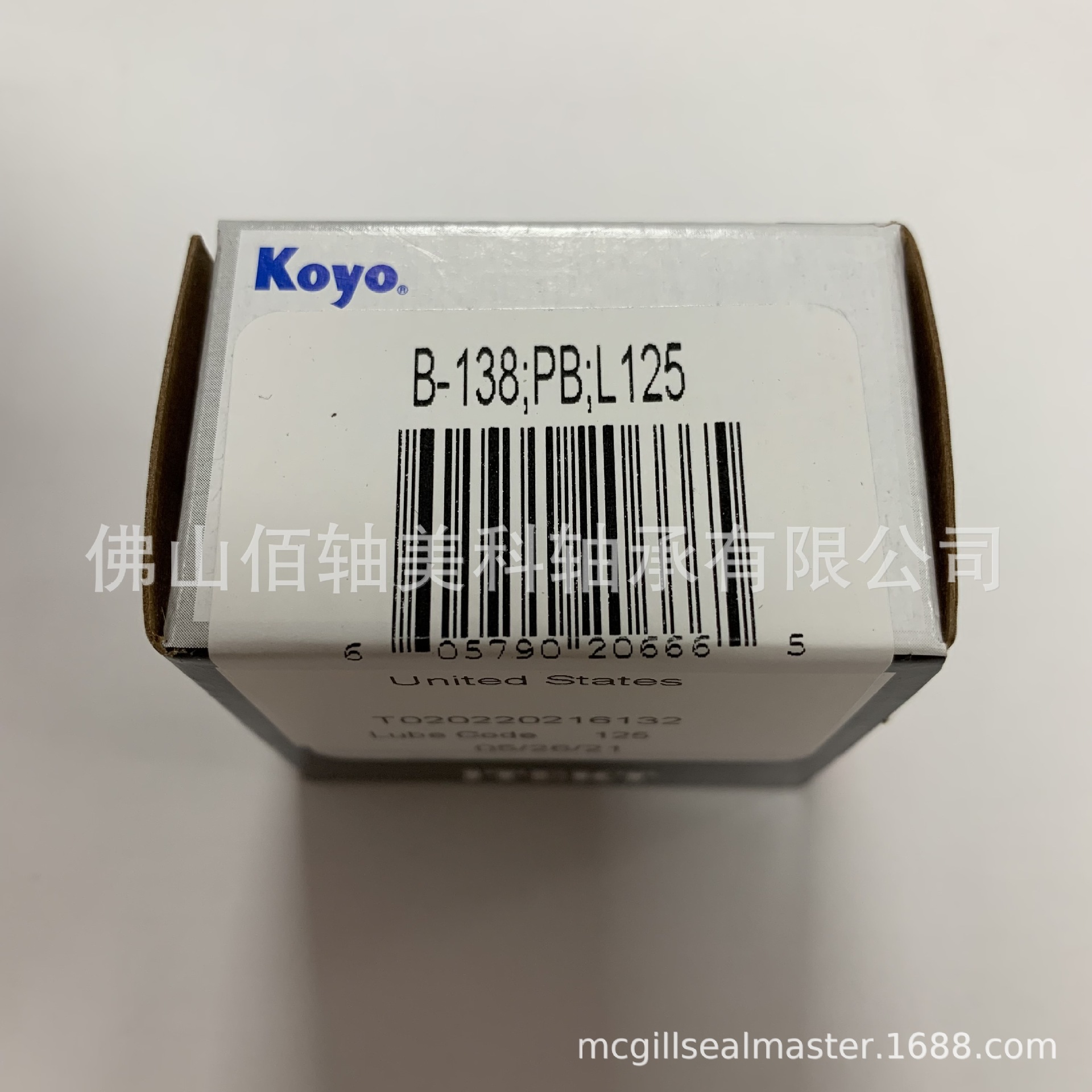 KOYO尖头满滚针轴承 B-138 M-1381;PB;L125原美国TORRINGTON品牌