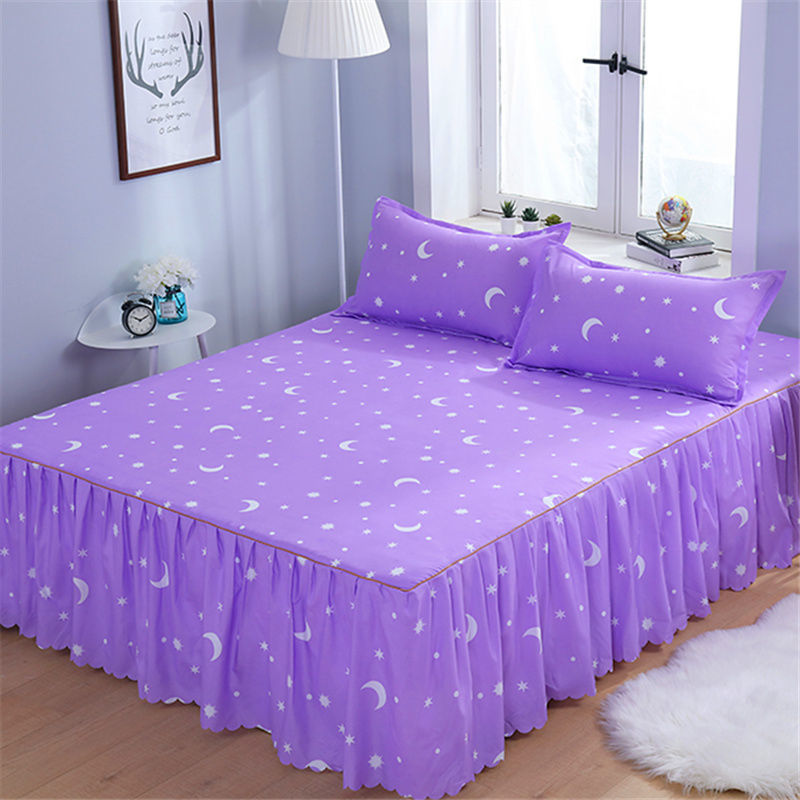 Una sola cubierta de cama de color sólido cubierta de cama de cama coreana sábanas de cama 1 m 1.5 / 2.0 m