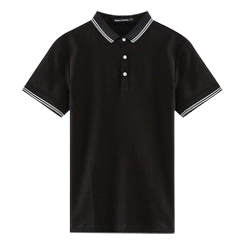 Camisa de polo de solapa de verano casual de negocios de manga corta de moda juvenil de media manga camisa de los hombres Camiseta corta fábrica al por mayor