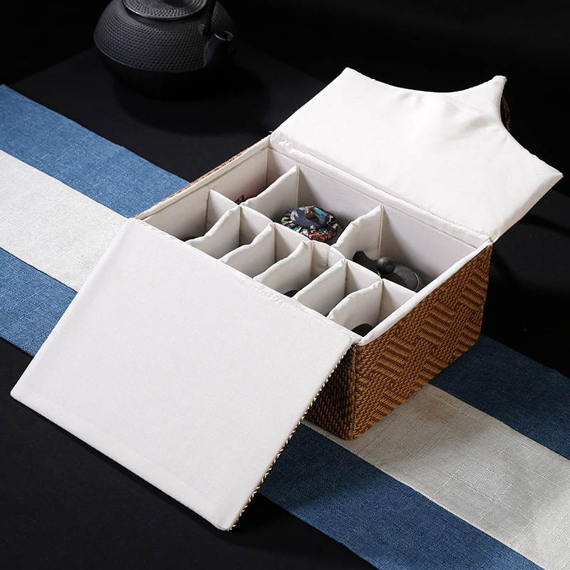 丸点ティーカップティーポット茶器生地収納ケース喜糖名品ギフトボックスブロックレトロ熱香水包装袋|undefined