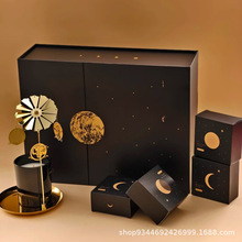 礼盒定制书型盒抽拉盒天地盖包装企业定做月饼送礼盒轻奢春夏礼盒