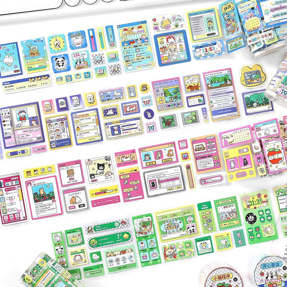 Infeel.Me Cinta de troquelado de material de viento antiguo Linda serie de negocios Cinta de decoración de collage de cuentas manuales