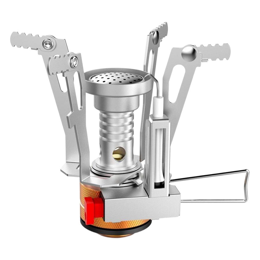 Outdoor picnic camping integrated ultra-small mini stove with electronic ignition portable stove practical stove cookware