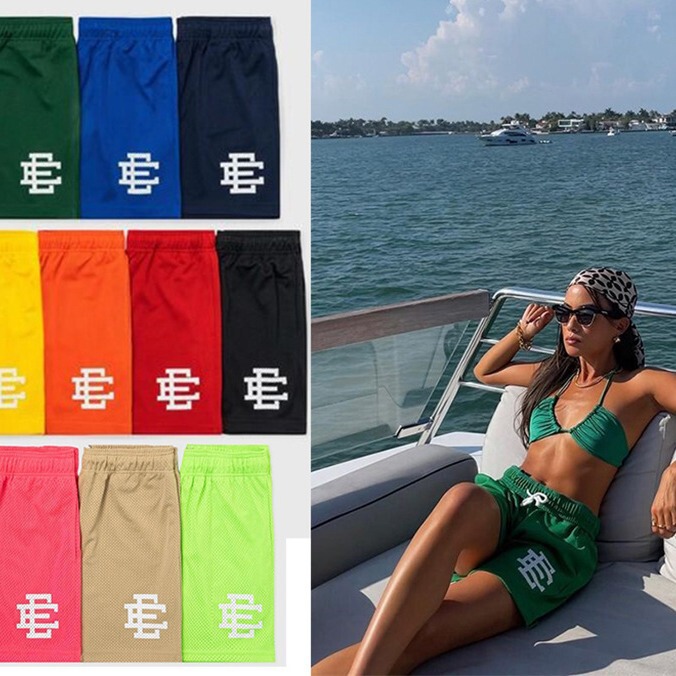 New EE American Shorts Men's Casual Fitness Basketball Pants Running Training Quick-drying Quarterpants Trendy Brand Cross-border