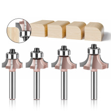 优锐1/4柄四刃正反转封边刀圆角刀圆弧修边刀木工倒边专业级刀具