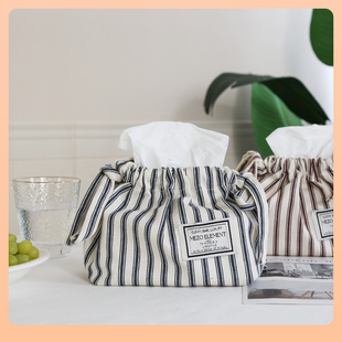 ✅ Japanese Simple Tissue Box Decorative Tissue Box Tissue Creative Storage Bag Home Car Tissue