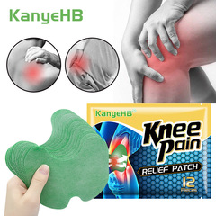 Kanyehb艾草膝貼りメーカー卸売り国境を越えた対外貿易独立駅速売通temu 1包/12枚