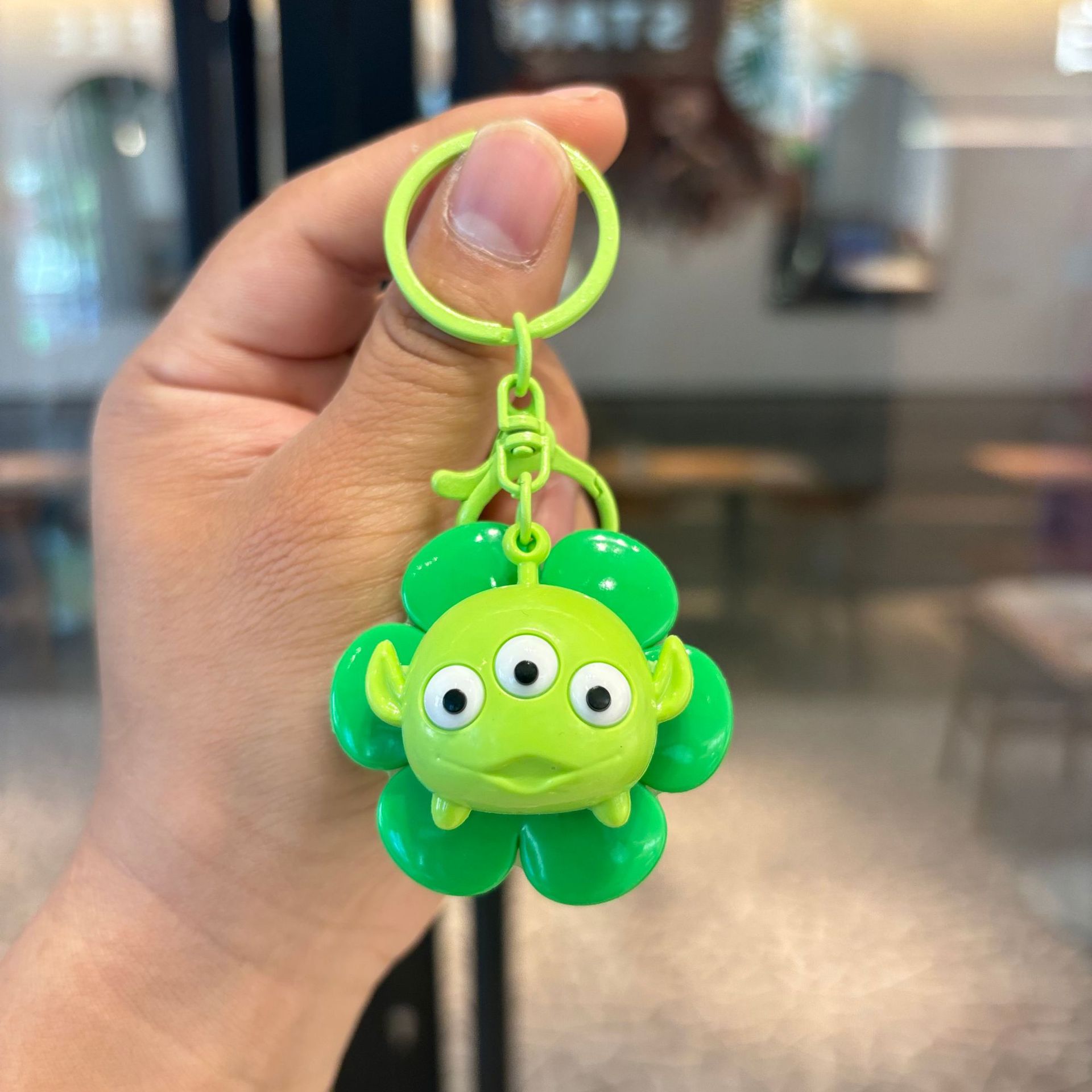 Llavero de girasol-tres ojos