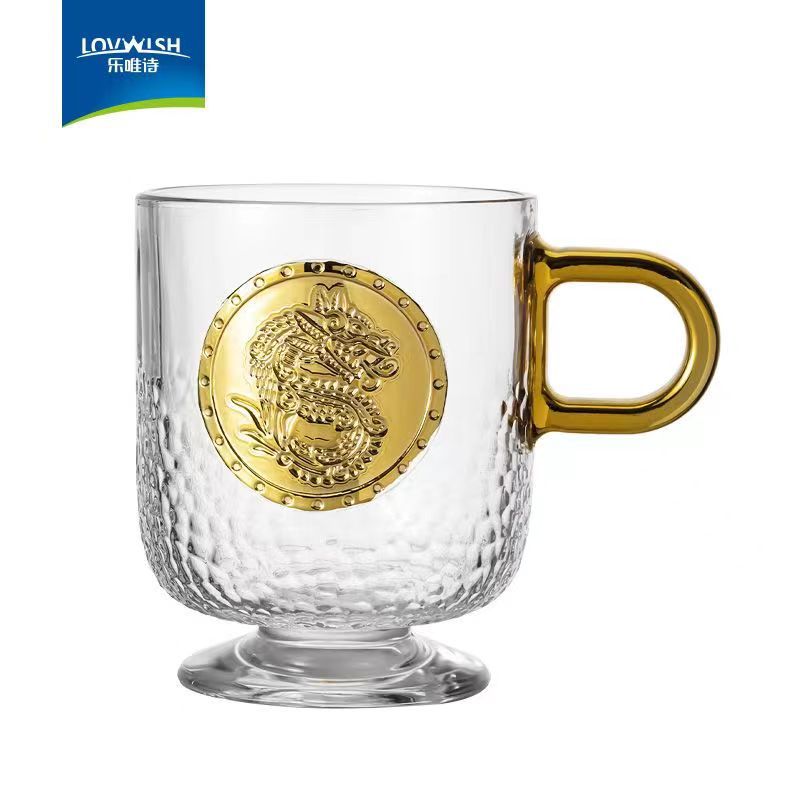 Creative glass shot glass for home use for whiskey
