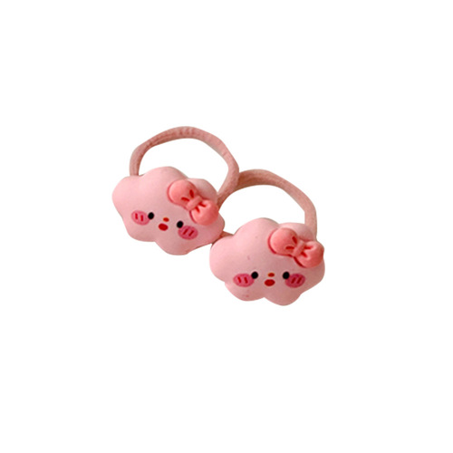 Baby headband does not hurt hair, cute infant and toddler tie-in small chirp rubber band, small thumb hair band, hair rope, girl's hair accessory