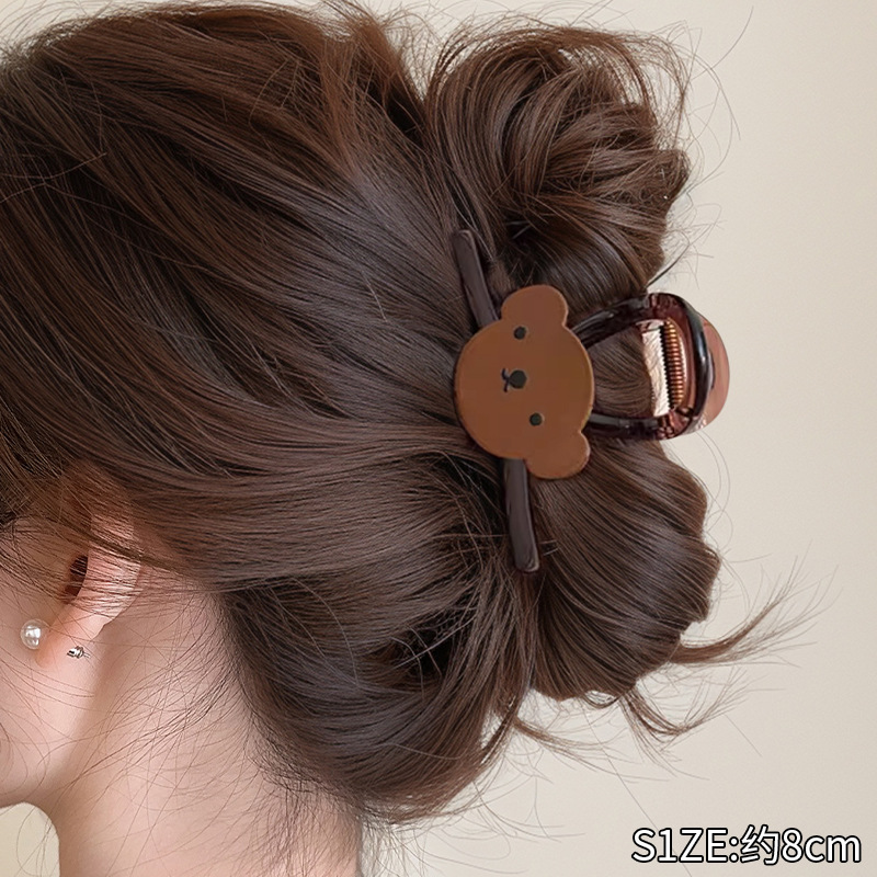 Pequeño clip de cabello para mujeres con un poco de cabello sofisticado de alta calidad 2025 nuevo toque de cabello de cabeza posterior clip de pescado